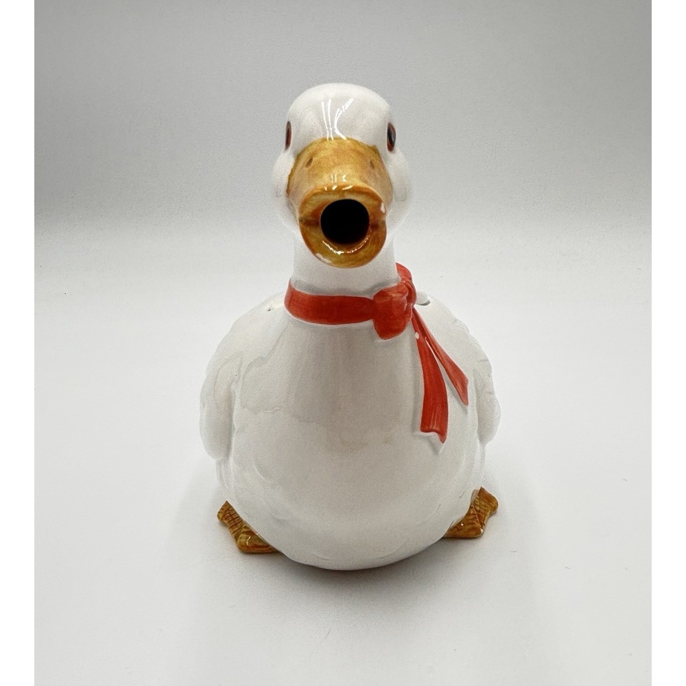 Vintage Otagiri Goose Teapot Ceramic White Duck Tea Pot Japan Farmhouse Cottag - Picture 2 of 9